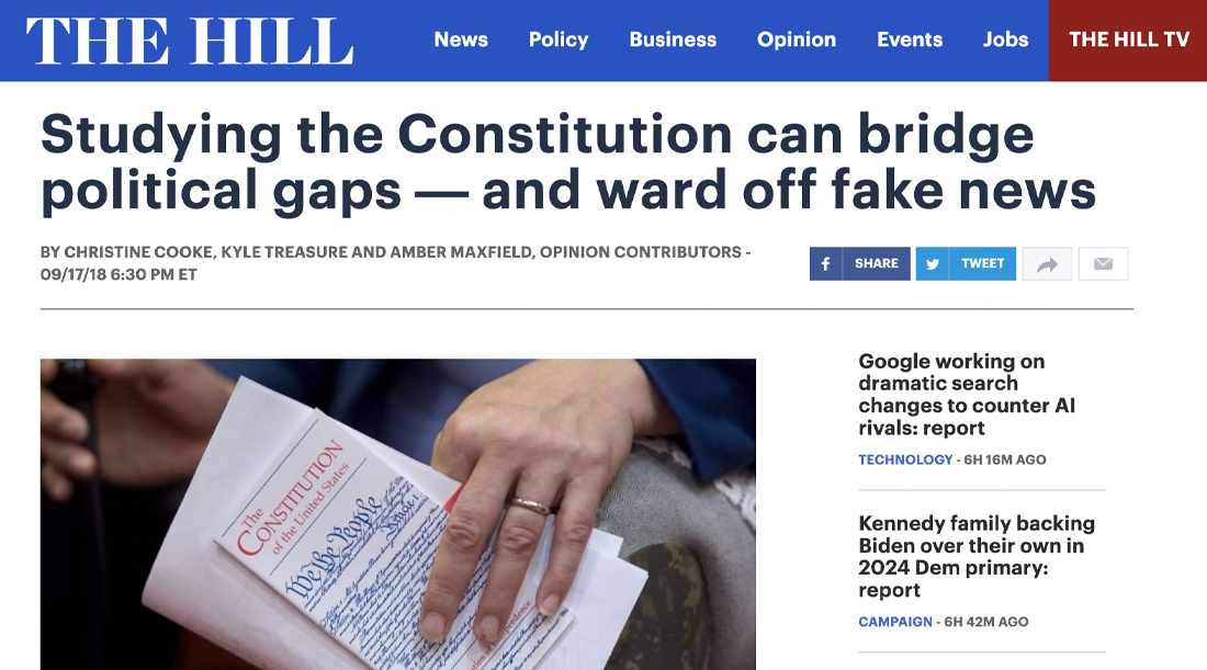 The Hill op-ed